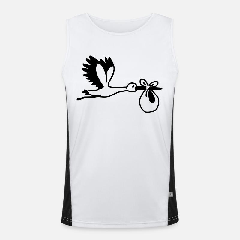 Storch Funktionelles Kontrast-Tank Top für Männer 