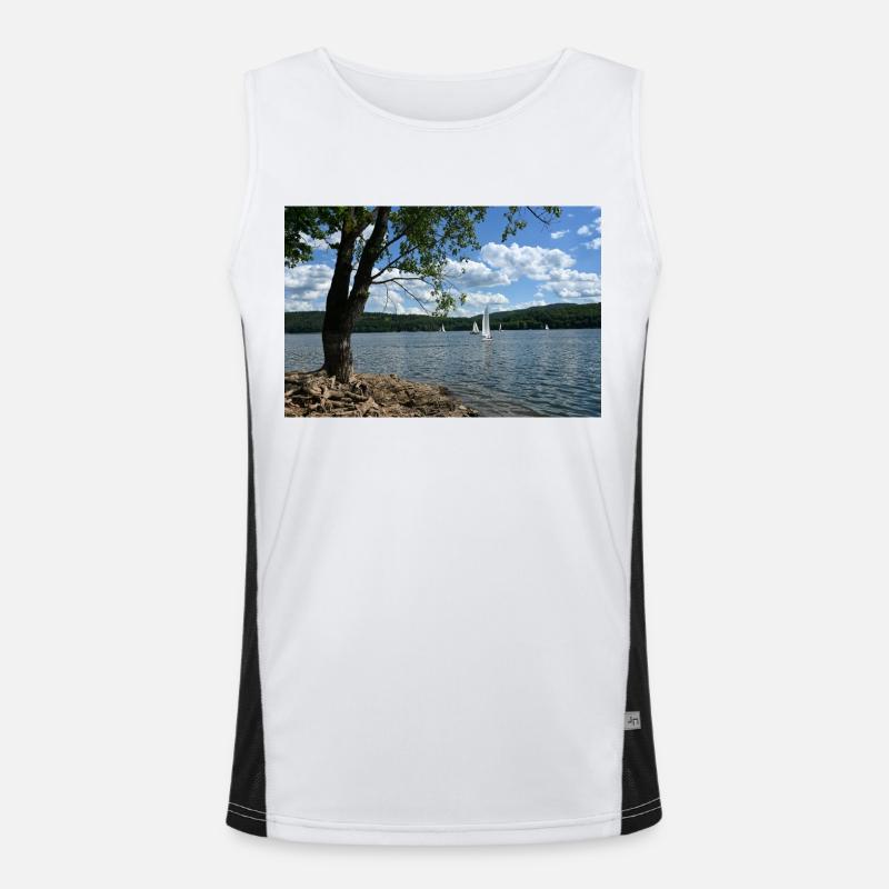 Lake Idyll Men's Functional Contrast Tank Top 
