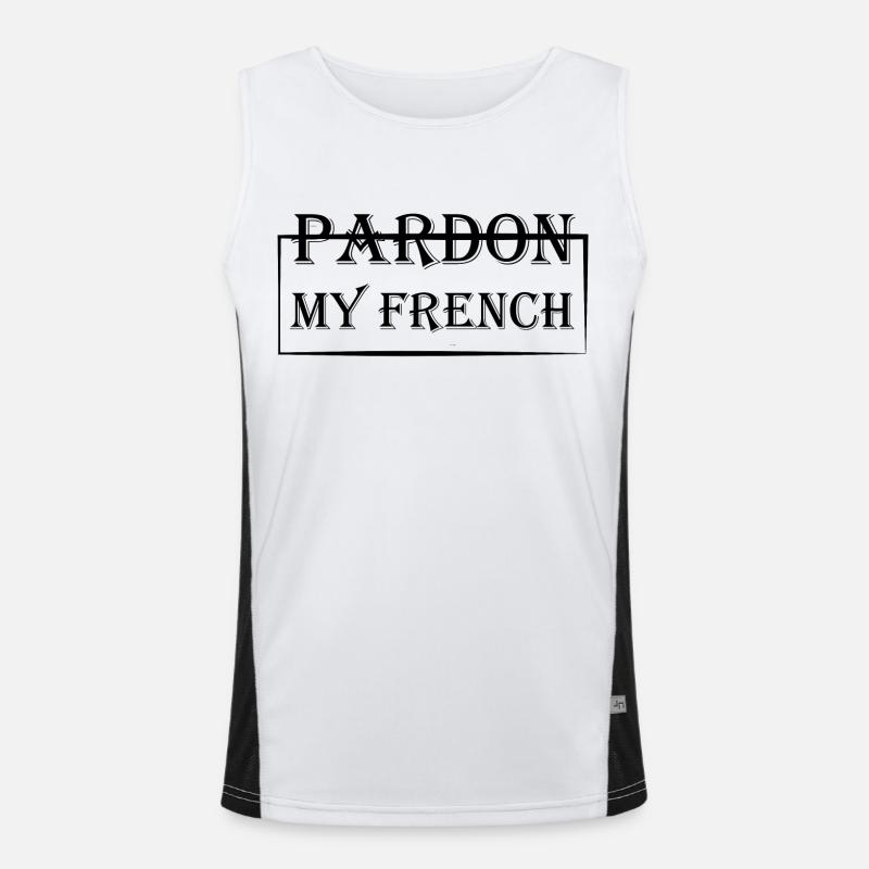 pardon fr Funktionelles Kontrast-Tank Top für Männer 