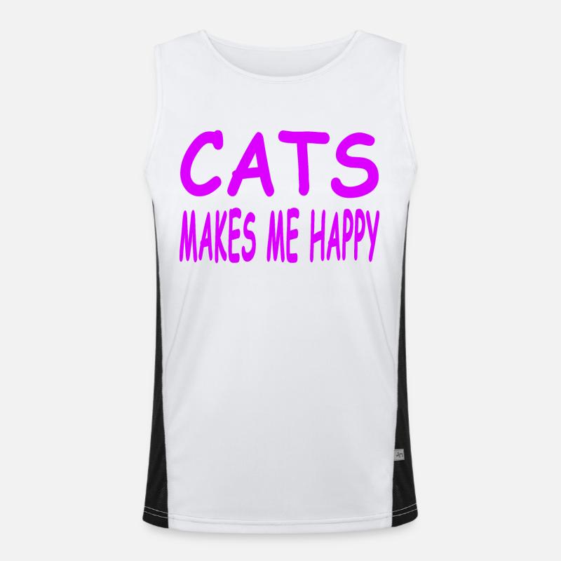Feline Men's Functional Contrast Tank Top 