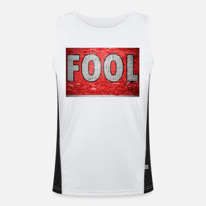 Fool Graffiti Men's Functional Contrast Tank Top 
