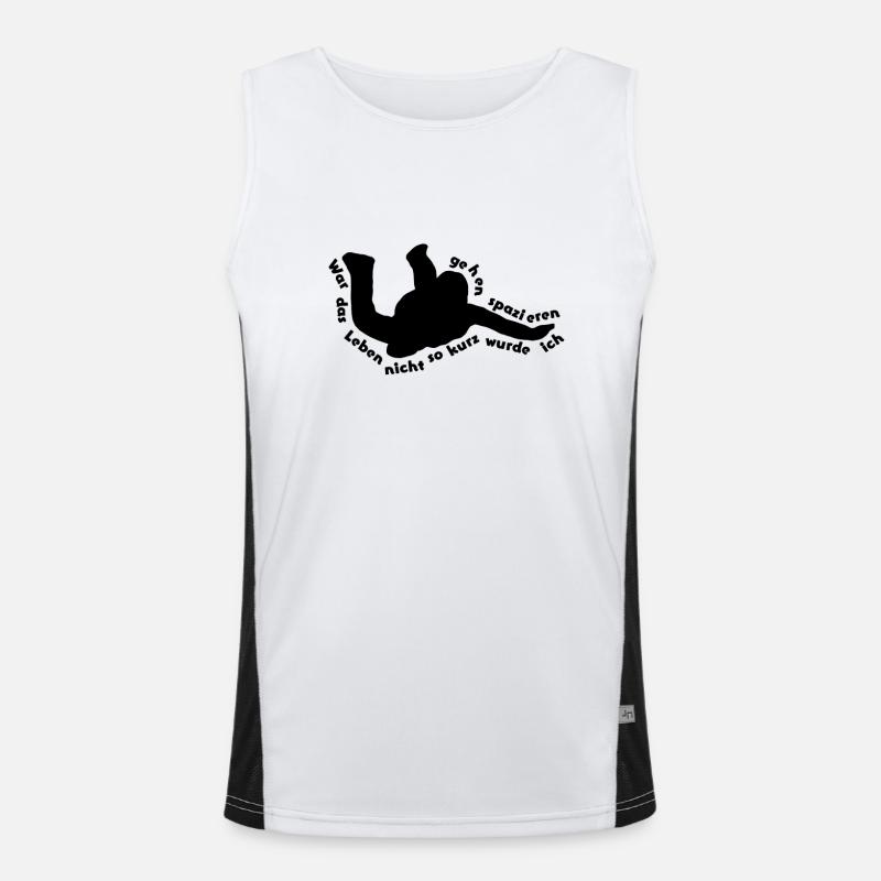Skydiving Men's Functional Contrast Tank Top 