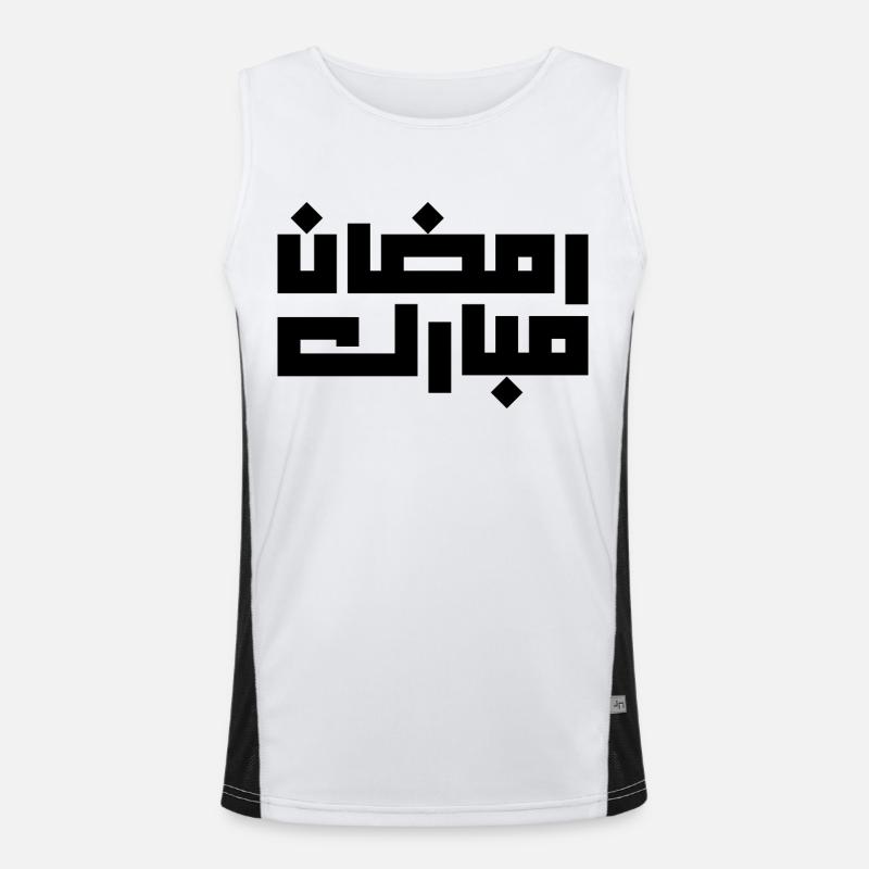 Ramadan Mubarak, Ramadan Mubarak 2023 Funktionelles Kontrast-Tank Top für Männer 