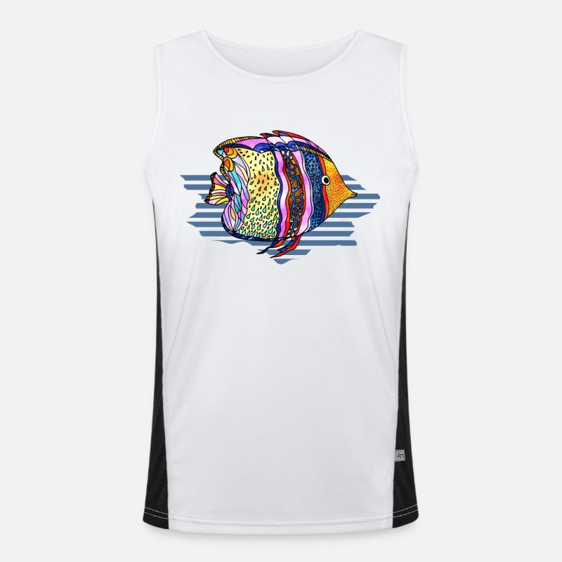 Poisson Débardeur respirant contrasté Homme 