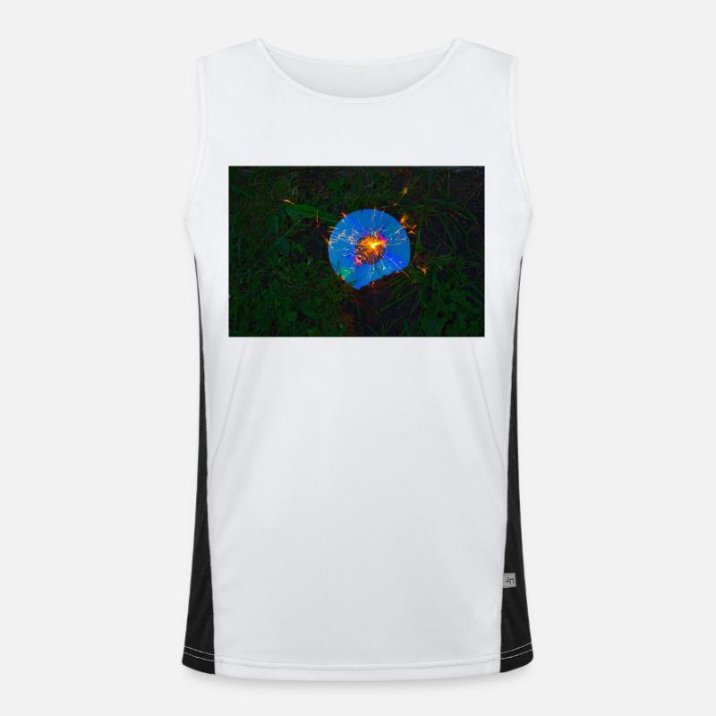 Leuchti CD Funktionelles Kontrast-Tank Top für Männer 
