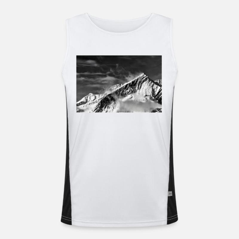 Alpspitze Funktionelles Kontrast-Tank Top für Männer 