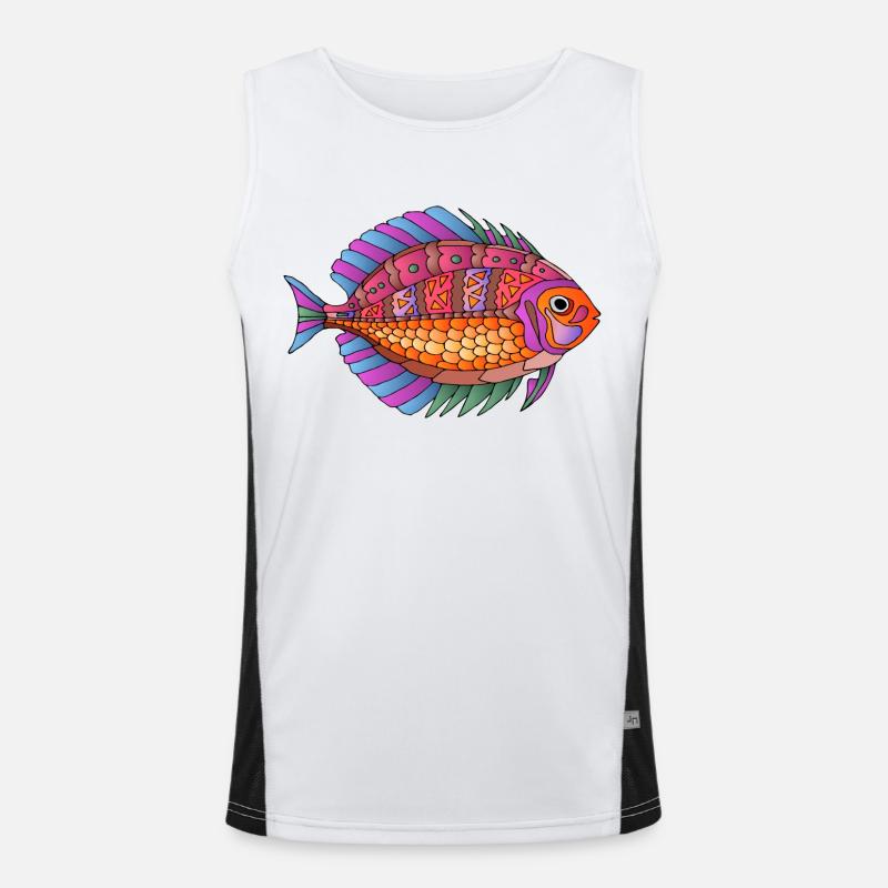 Poisson Débardeur respirant contrasté Homme 
