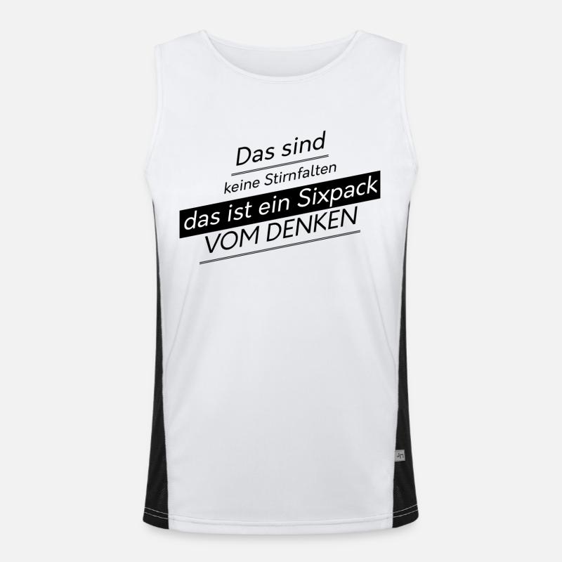 witzige geschenkidee Funktionelles Kontrast-Tank Top für Männer 