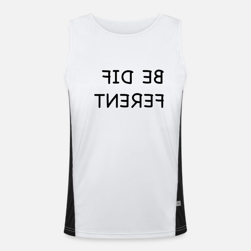 Be different, BE DIFFERENT be different Men's Functional Contrast Tank Top 