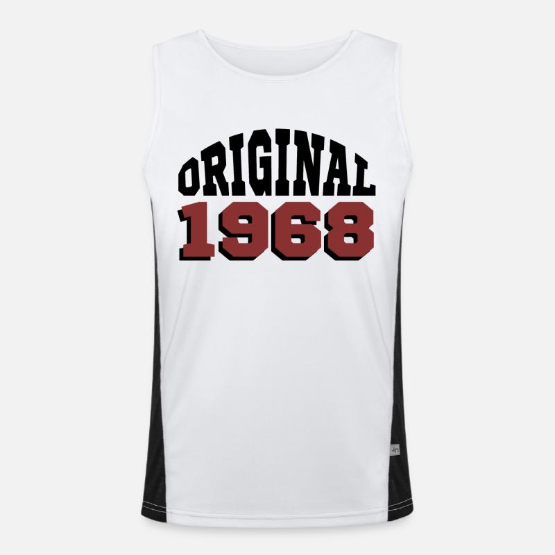 Original 1968 Débardeur respirant contrasté Homme 