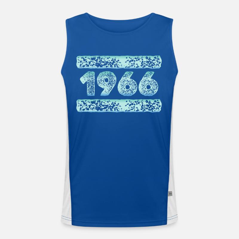 Year 1966 Men's Functional Contrast Tank Top 