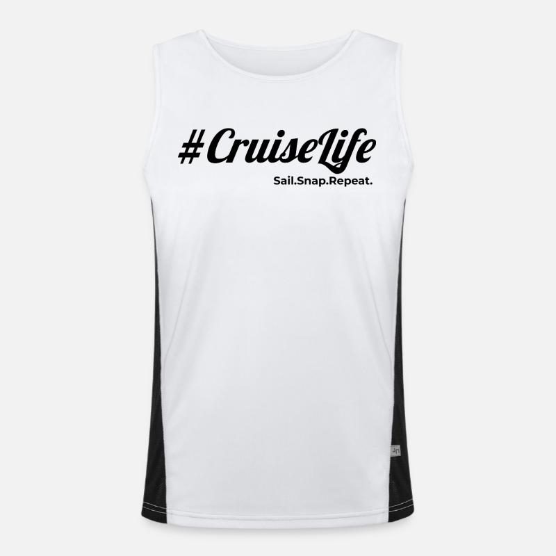 #CruiseLife Men's Functional Contrast Tank Top 