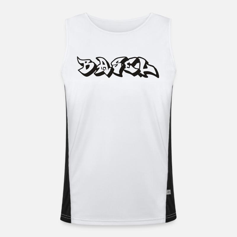 Basel Funktionelles Kontrast-Tank Top für Männer 