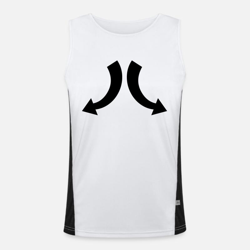 flèches Débardeur respirant contrasté Homme 