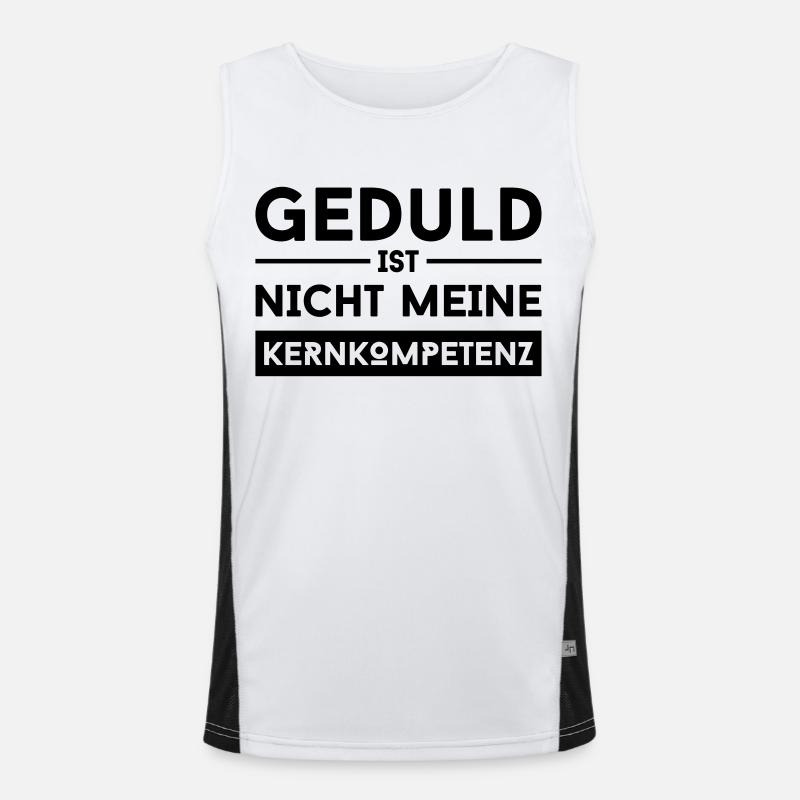geduld Funktionelles Kontrast-Tank Top für Männer 