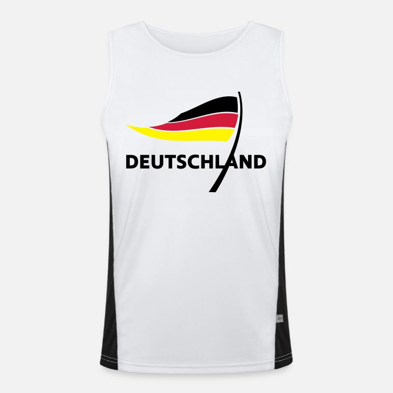 Deutschland Funktionelles Kontrast-Tank Top für Männer 