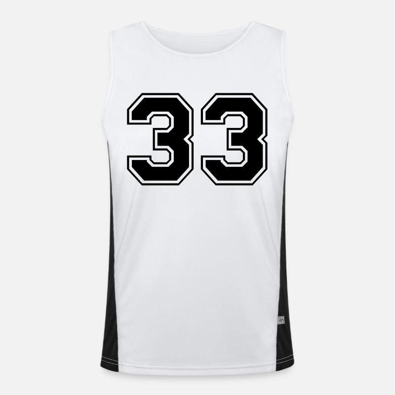 33 Débardeur respirant contrasté Homme 