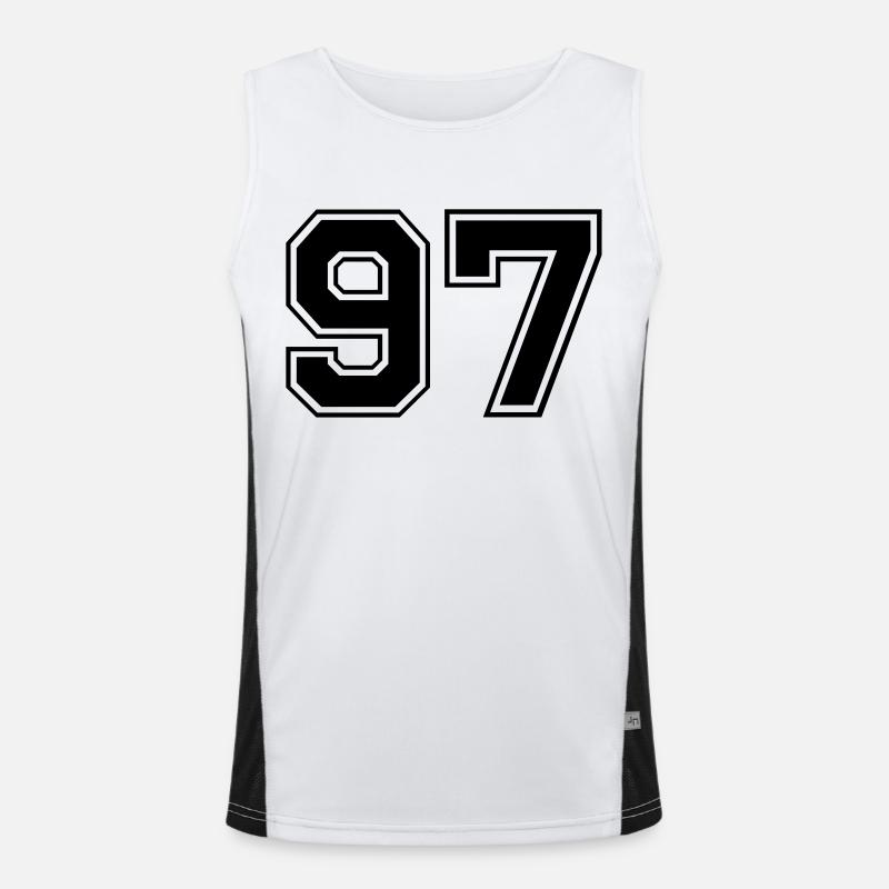 97 Funktionelles Kontrast-Tank Top für Männer 
