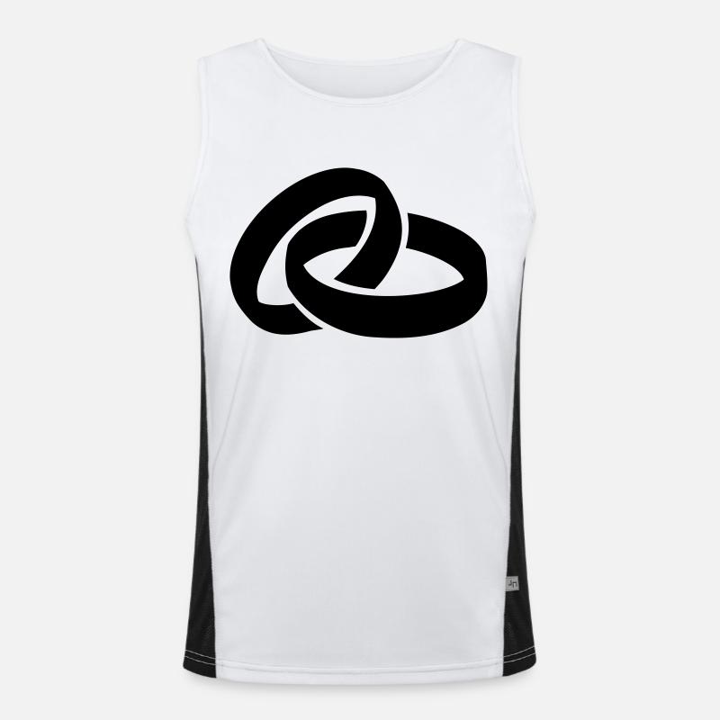 Bagues Mariage Débardeur respirant contrasté Homme 