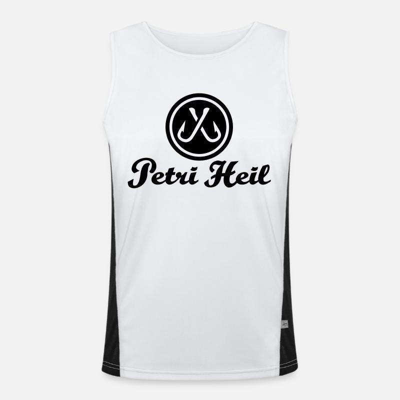 Petri Heil Funktionelles Kontrast-Tank Top für Männer 