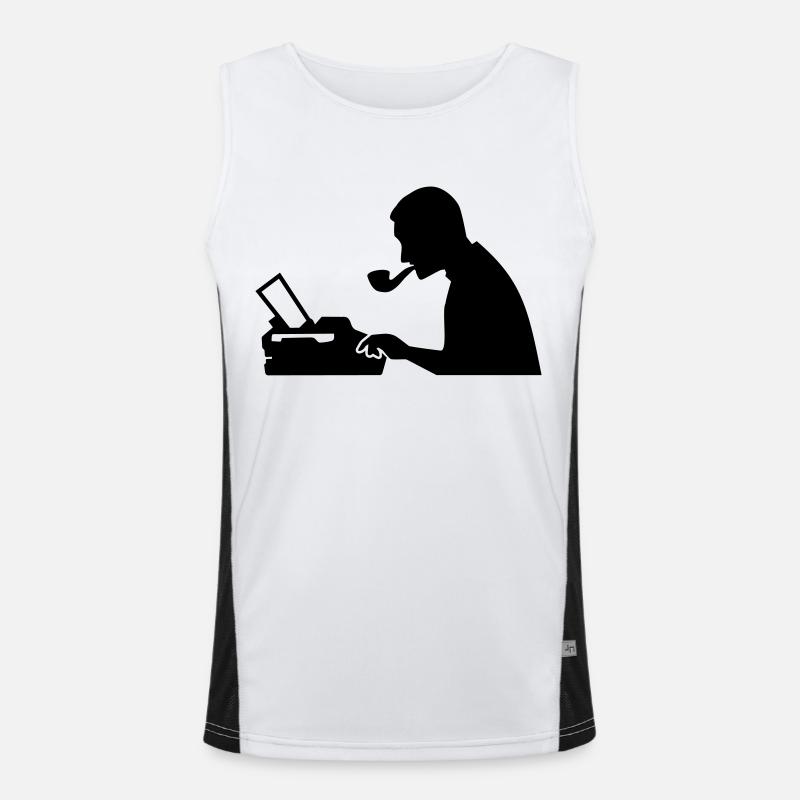 Journalist Men's Functional Contrast Tank Top 