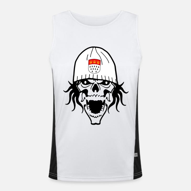 Köln Funktionelles Kontrast-Tank Top für Männer 