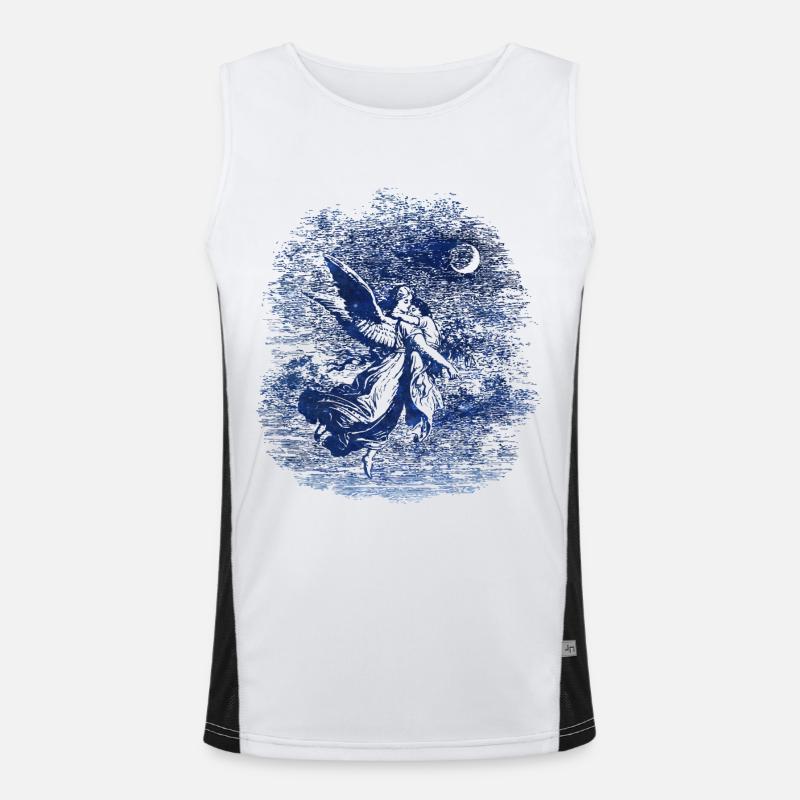 Engel Funktionelles Kontrast-Tank Top für Männer 