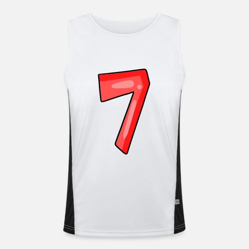 7 Débardeur respirant contrasté Homme 