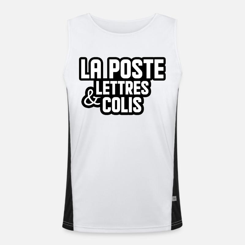 la poste lettre et colis Débardeur respirant contrasté Homme 