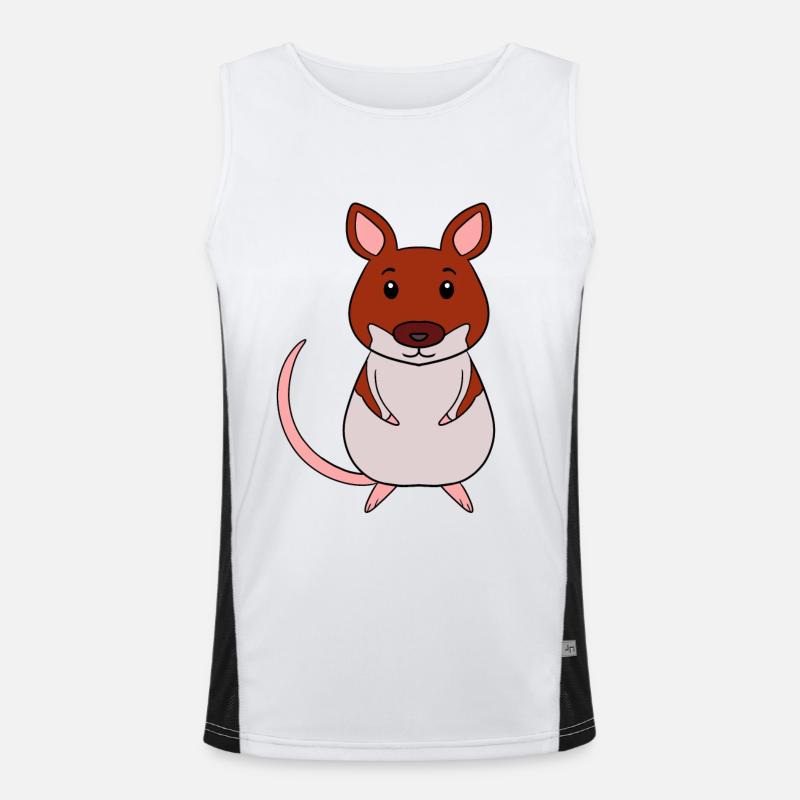 Forest Mouse Mouse Débardeur respirant contrasté Homme 