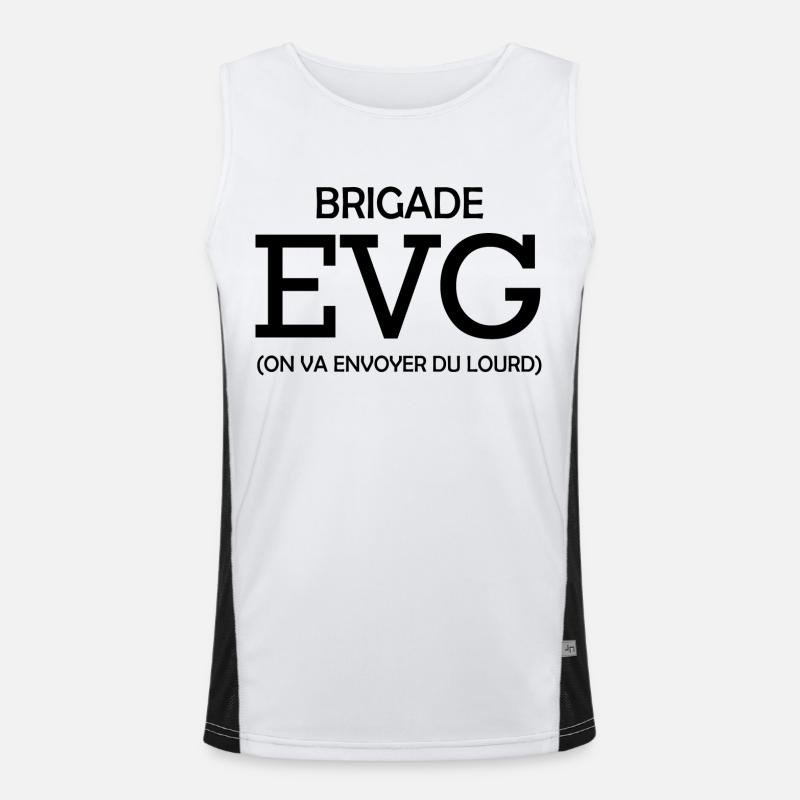 brigade evg / team evg Débardeur respirant contrasté Homme 