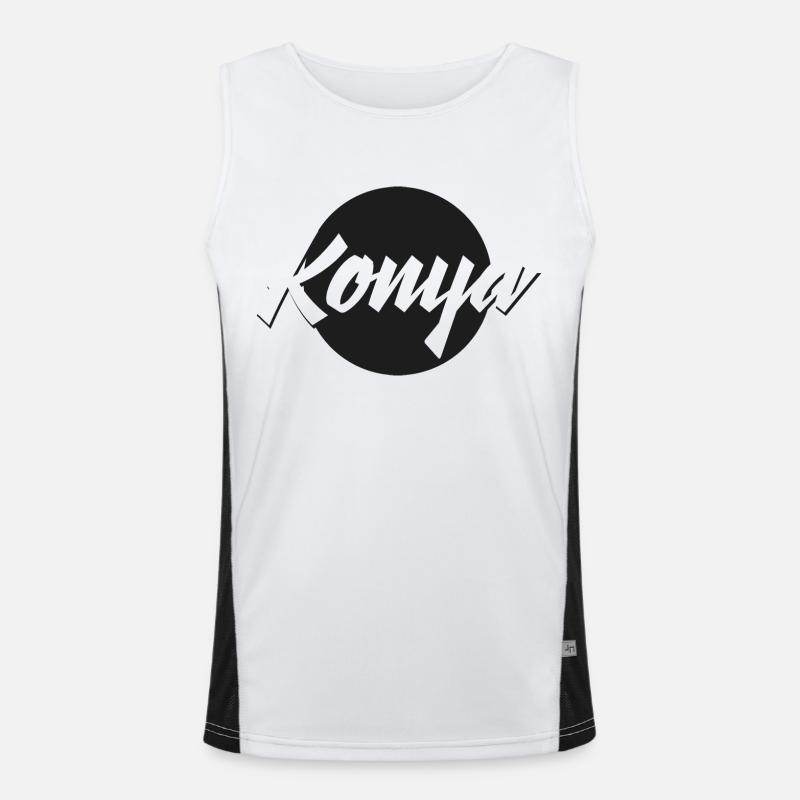 Konya Men's Functional Contrast Tank Top 