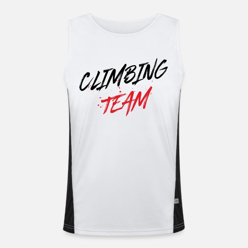 Climbing Team Funktionelles Kontrast-Tank Top für Männer 