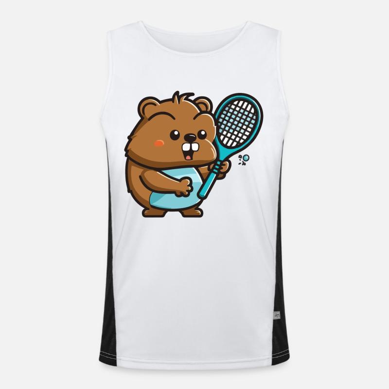 Beaver Server Men's Functional Contrast Tank Top 