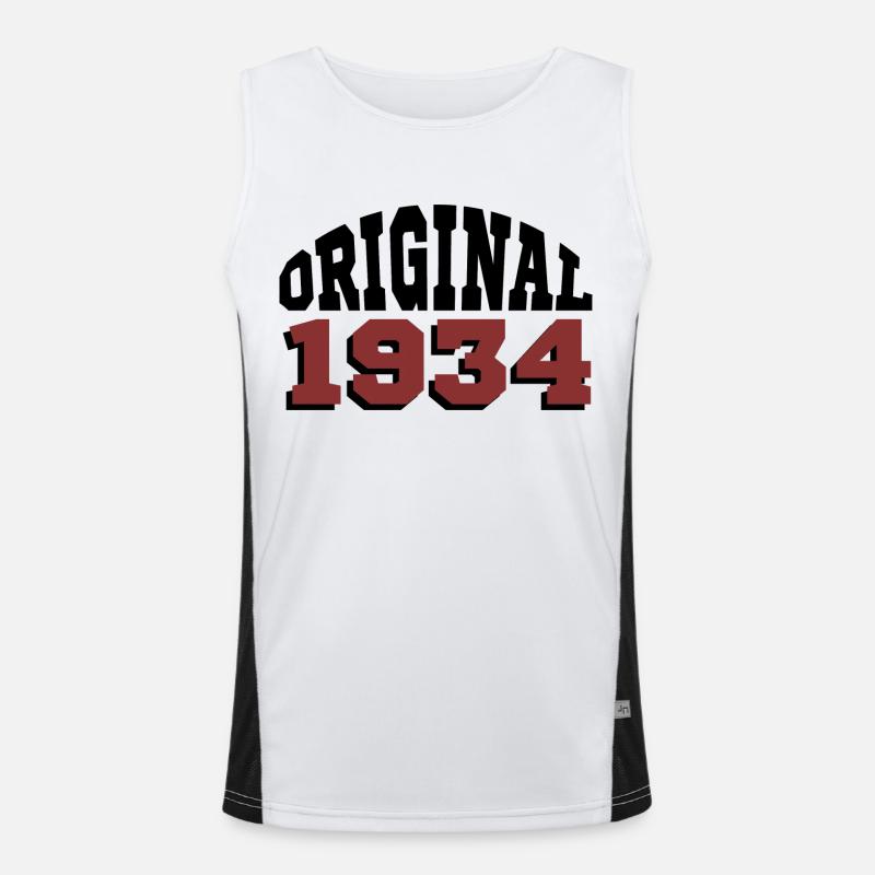 Original 1934 Débardeur respirant contrasté Homme 