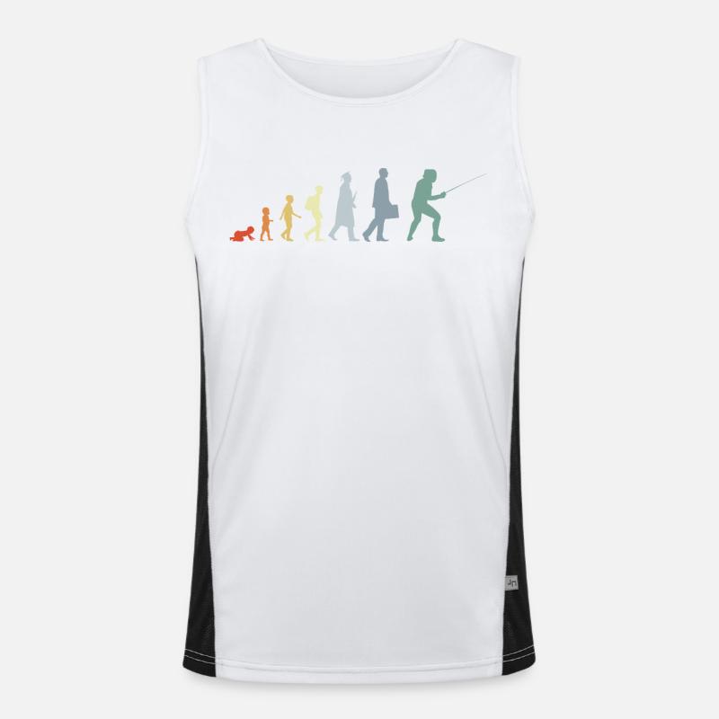 Fechter Evolution Funktionelles Kontrast-Tank Top für Männer 