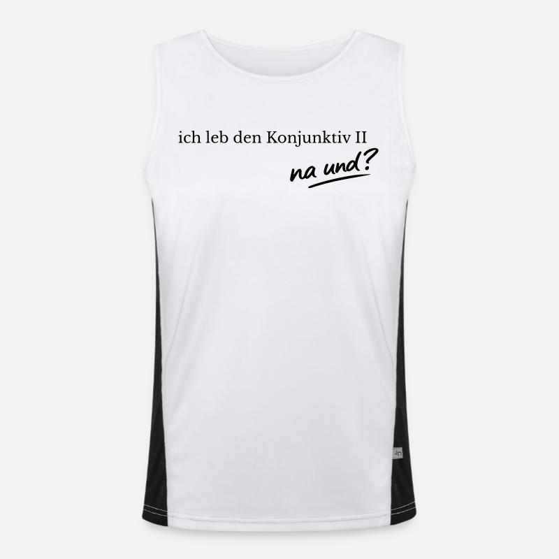 Konjunktiv2 Funktionelles Kontrast-Tank Top für Männer 