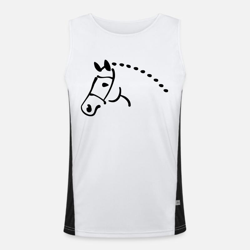 dressage Men's Functional Contrast Tank Top 