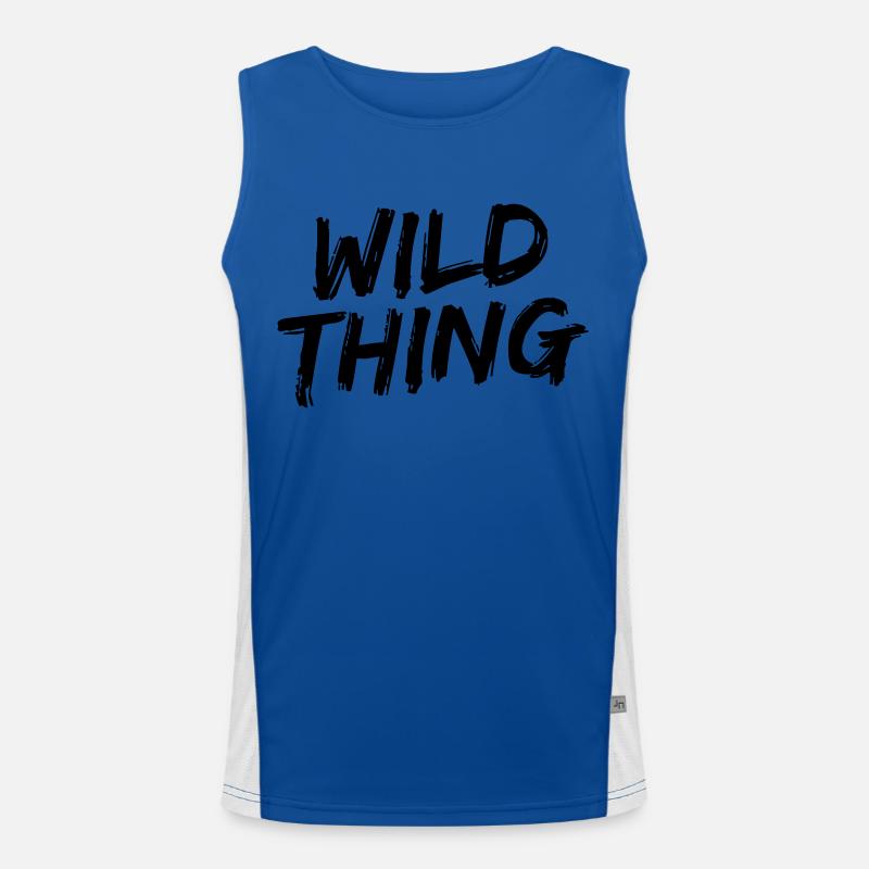 WILD THING Funktionelles Kontrast-Tank Top für Männer 