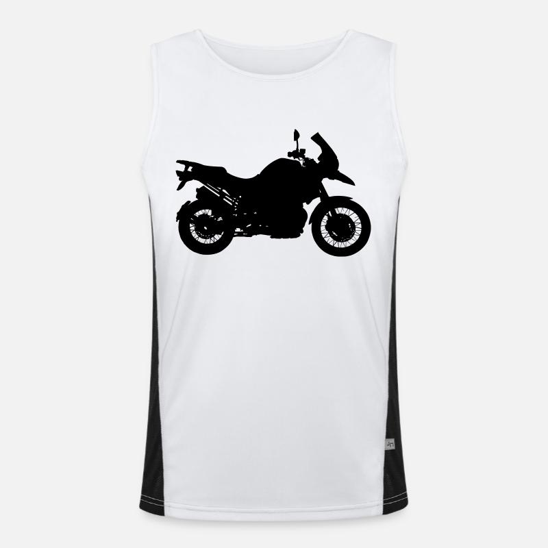 motorcycle racing Débardeur respirant contrasté Homme 