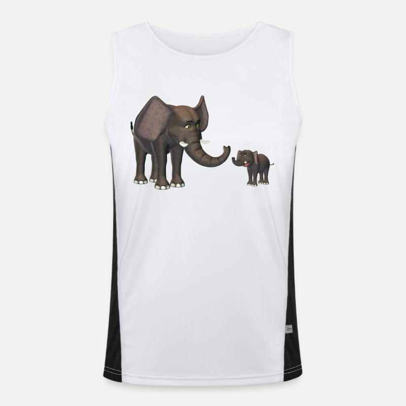 elephants Débardeur respirant contrasté Homme 