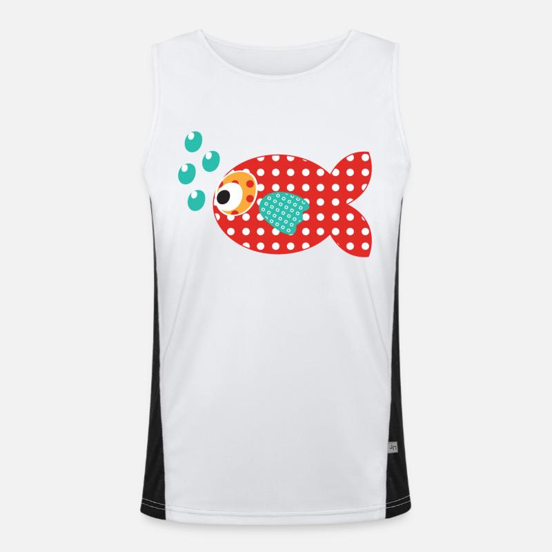goldfish Men's Functional Contrast Tank Top 