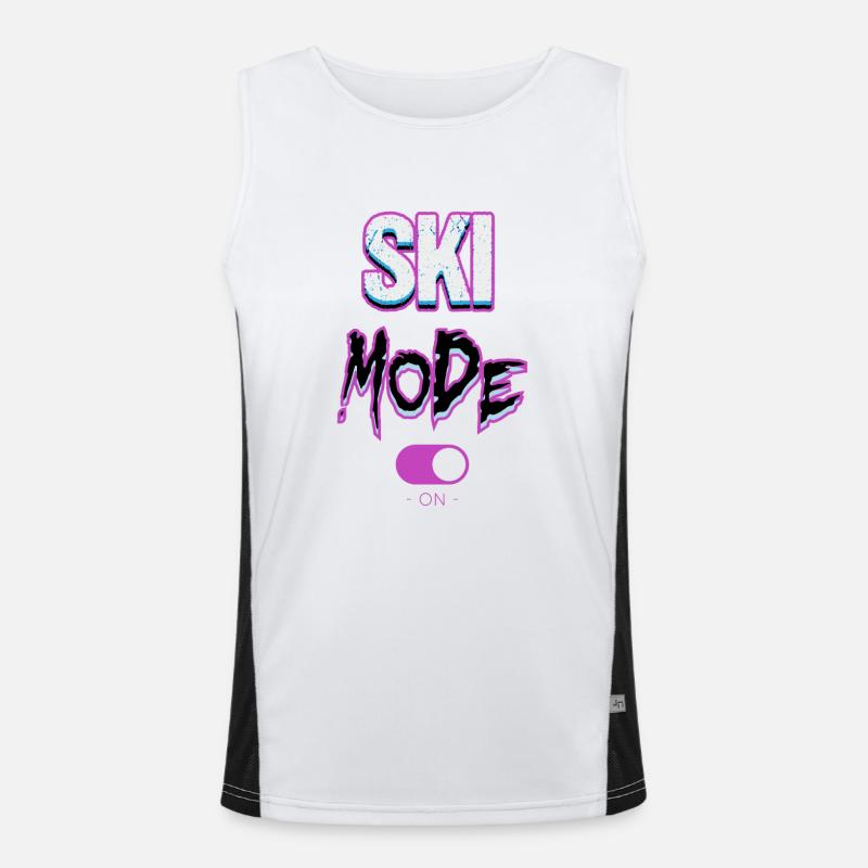 Ski mode-on Men's Functional Contrast Tank Top 