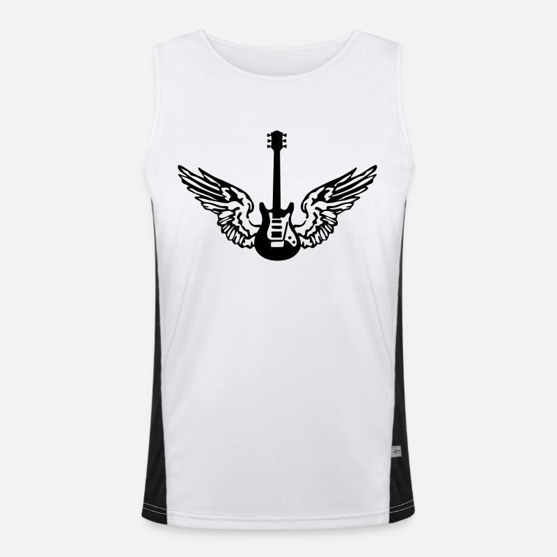 guitar_wings_112013_b_1c Men's Functional Contrast Tank Top 