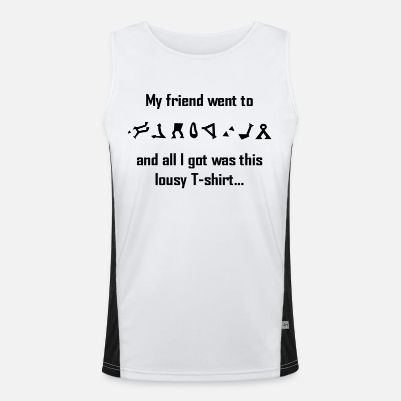 Atlantis Funktionelles Kontrast-Tank Top für Männer 