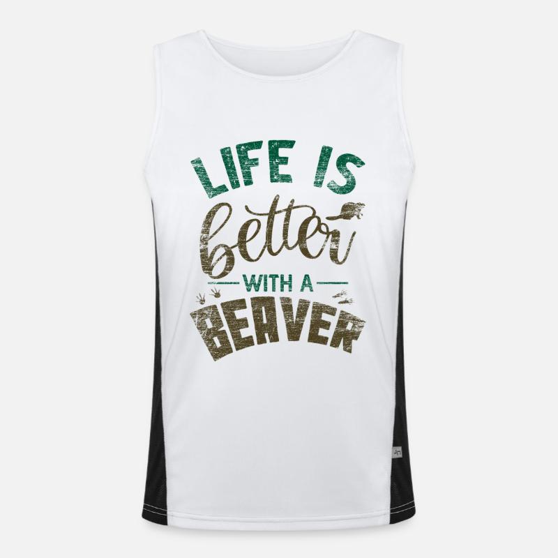 beaver Men's Functional Contrast Tank Top 