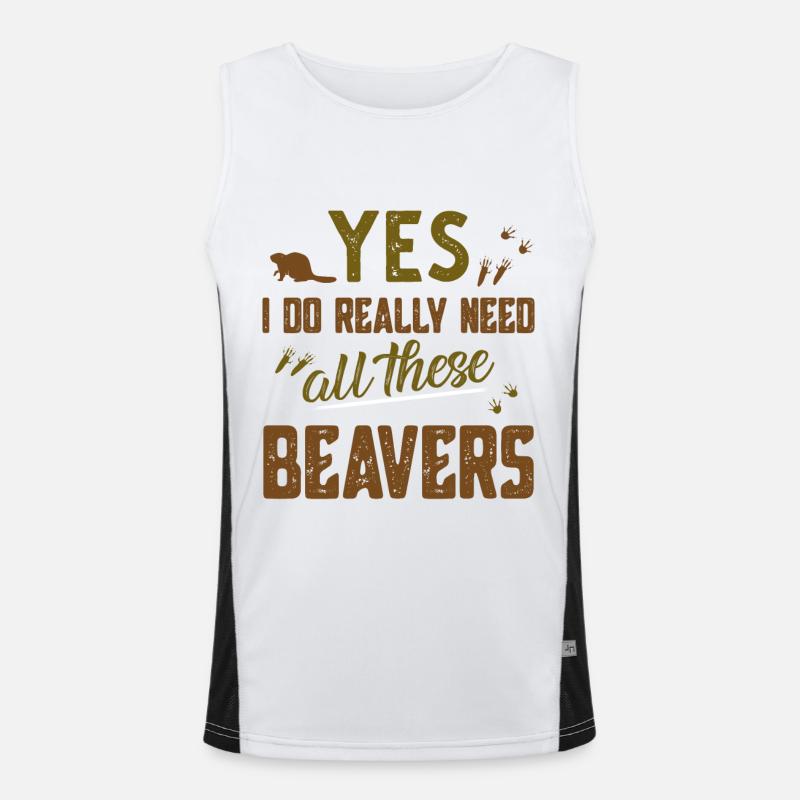 beaver Men's Functional Contrast Tank Top 