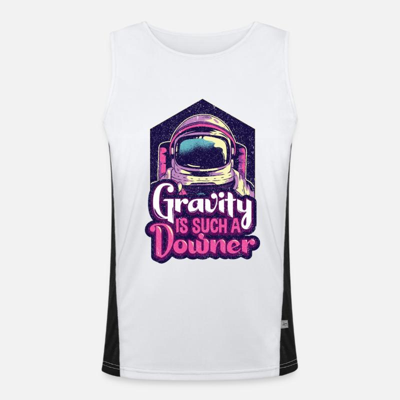 Physics astronaut Men's Functional Contrast Tank Top 