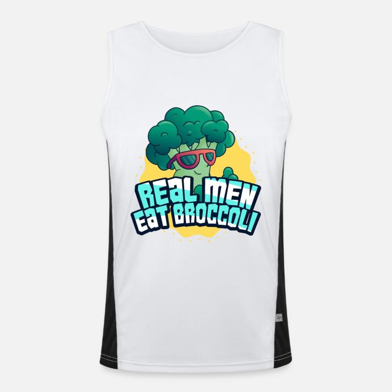 broccoli Men's Functional Contrast Tank Top 