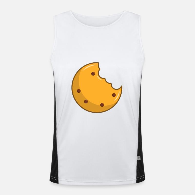 Cookie Keks Funktionelles Kontrast-Tank Top für Männer 